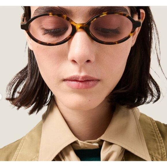 NEW MIU MIU MU04ZS 14L4I0 SUNGLASSES HAVANA WOMEN MU 04ZS, SMU 04Z main image 12